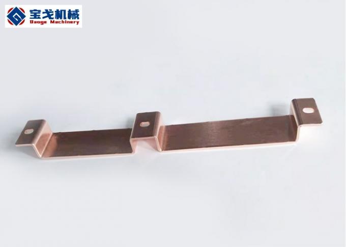 Anticorrosion Breaker Panel Bus Bar , Pure Copper Flexible Busbar 0