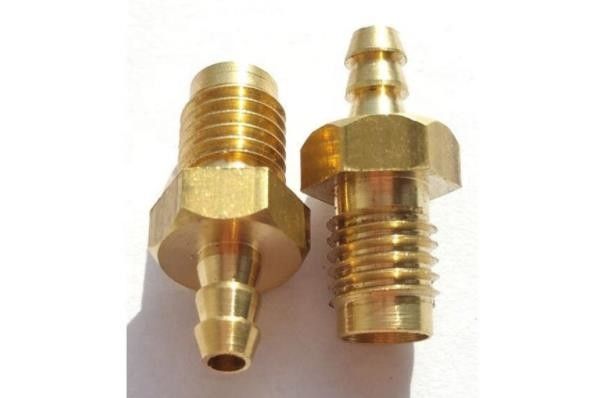 buy Anodized Custom Precision Machined Parts Brass Material Gold Color online manufacturer
